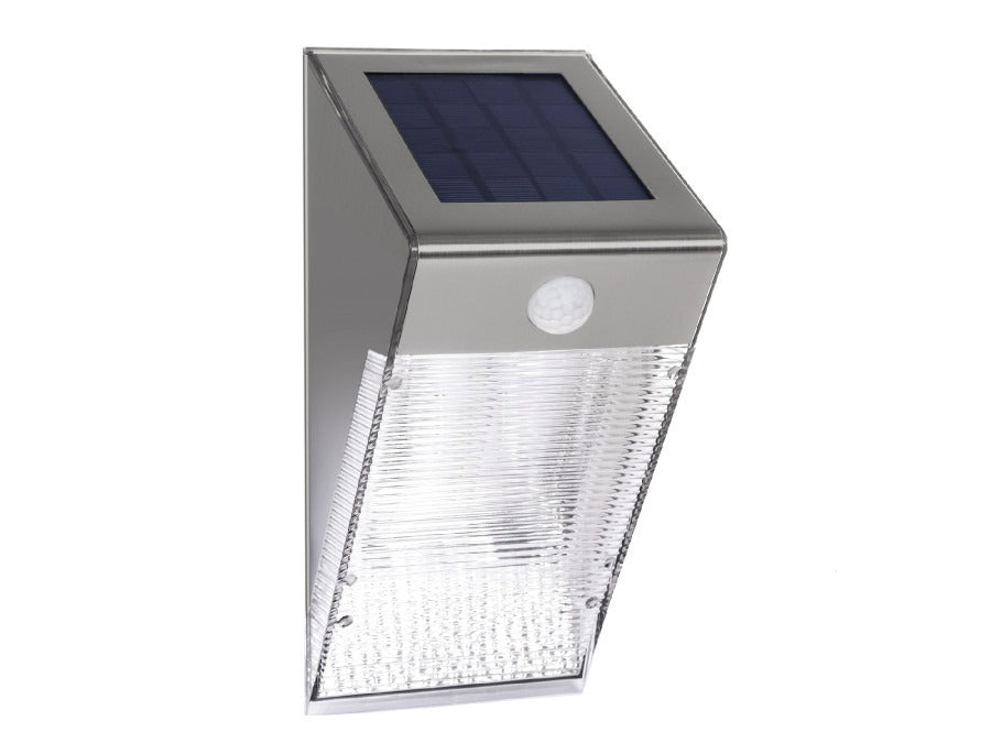 Solar LED Buitenlamp - 0.7 Watt - schemer + bewegingssensor