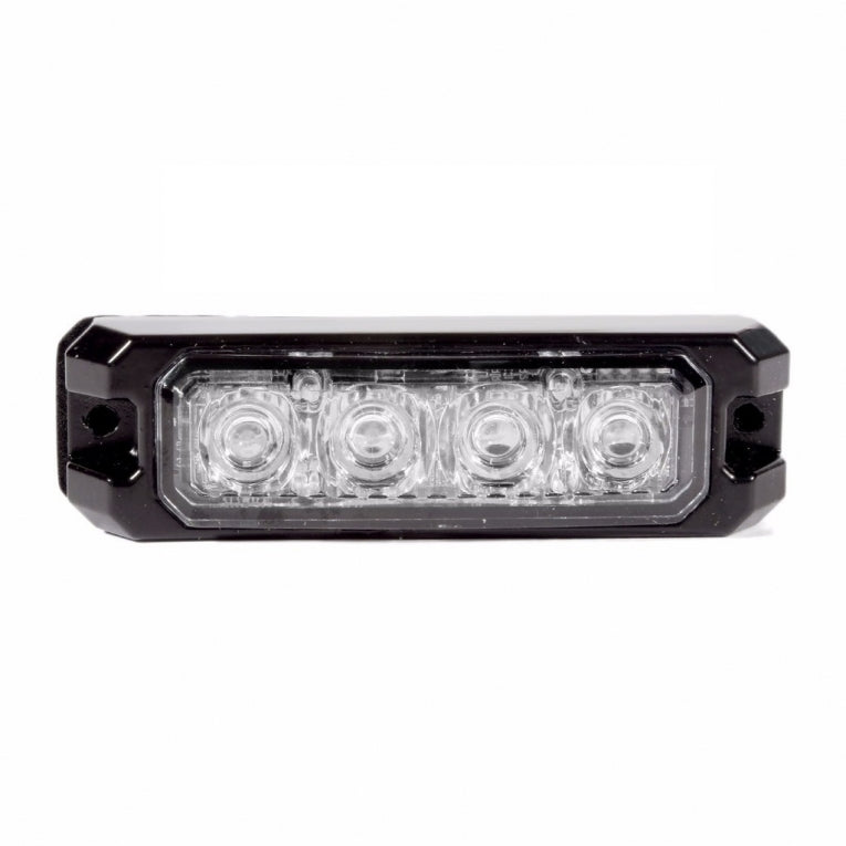 ORANJE bumper flitser - E keurmerk - R65 - 4 LED Compact - synchronisa ...