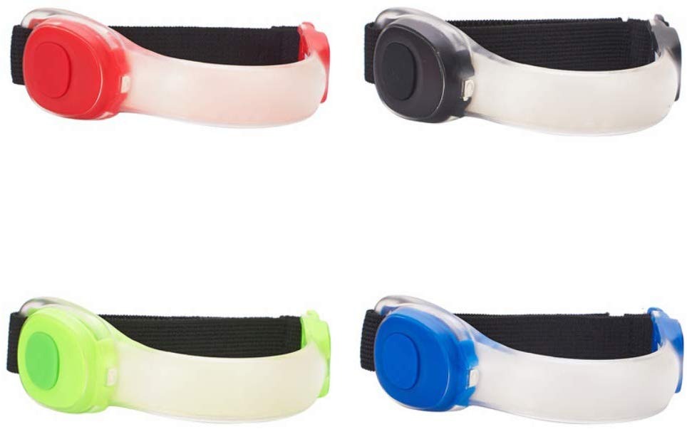 Hardloop verlichting voor arm en been - Wit