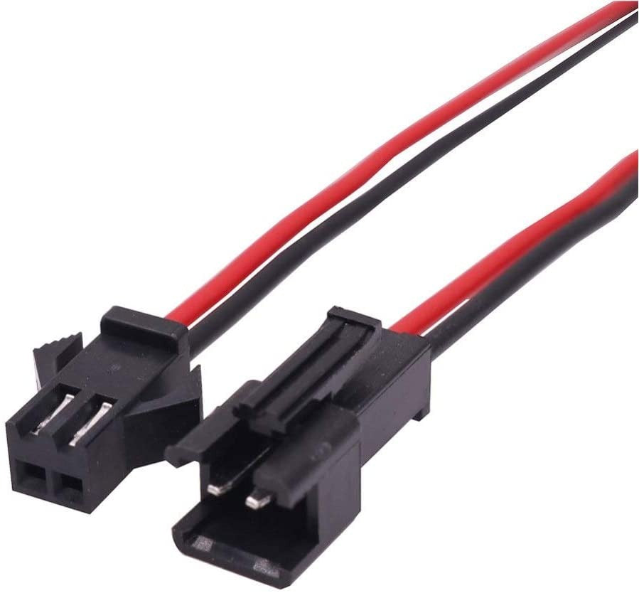 JST kabel connector - 2 aderig - Male + female