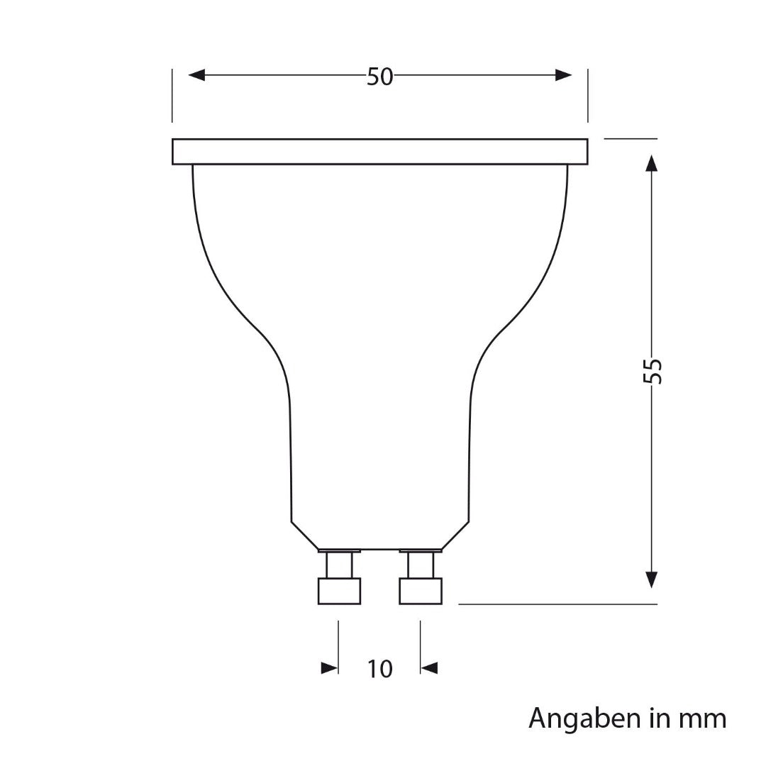 GU10 - Warm Wit - 468 Lumen - 5.8W - 2700K 