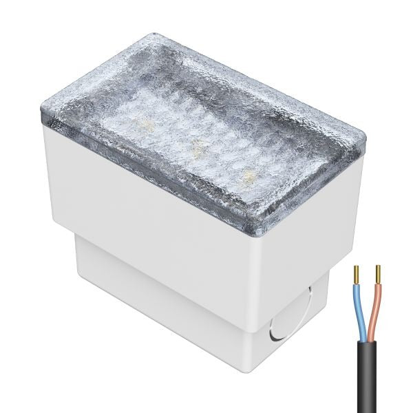 LED ground spot – Recessed – Warm White – IP67 – Relief glass – ABC-Led
