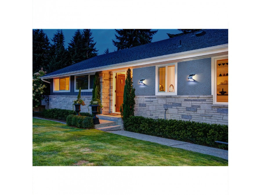 Solar LED Buitenlamp - 0.8 Watt - Schemer + bewegingssensor