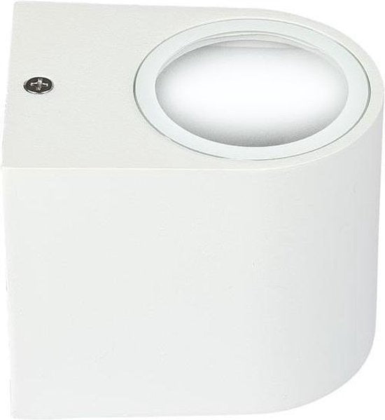 Wandlamp armatuur wit - Rond - GU10 fitting - 35W - IP44