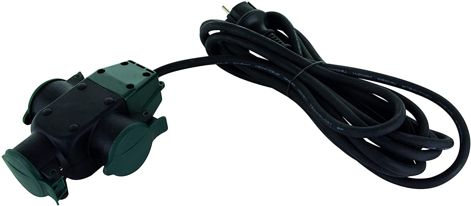 Waterdichte verlengsnoer - 3 voudigÂ  - 5 meter
