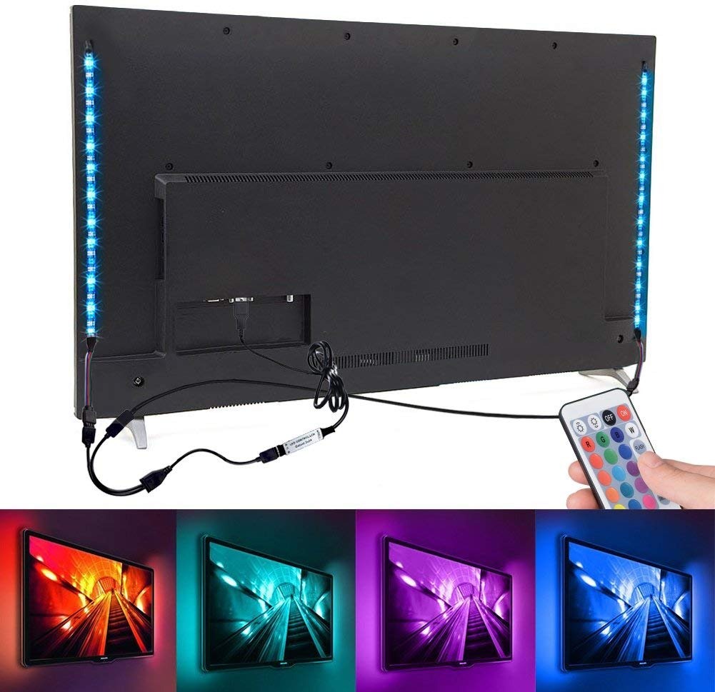 TV Led strip - Complete set RGB - 2 strips