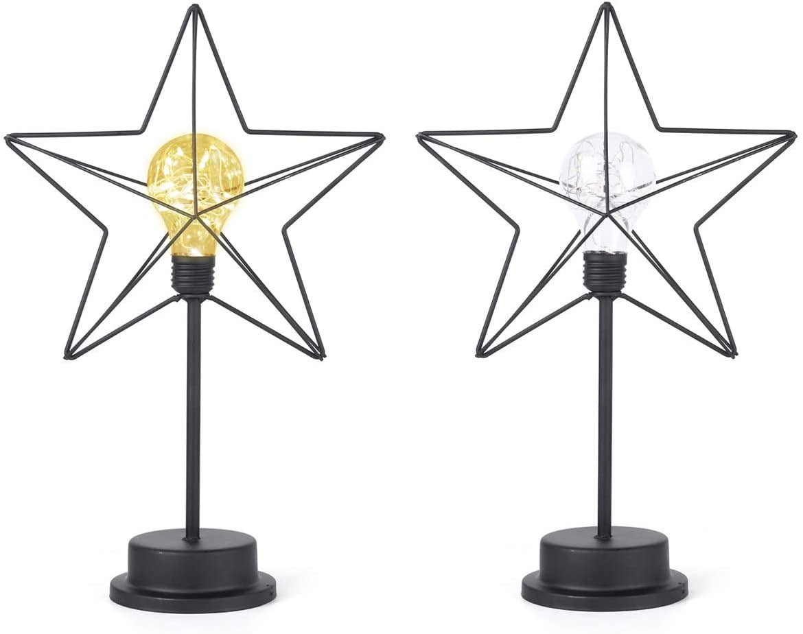 LED kerstster lamp - 38cm - usb en batterij