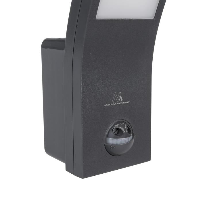 LED wandlamp - Met schemer- en bewegingssensor - 750 Lumen - Grijs