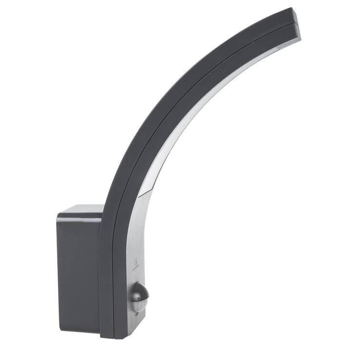 LED wandlamp - Met schemer- en bewegingssensor - 750 Lumen - Grijs