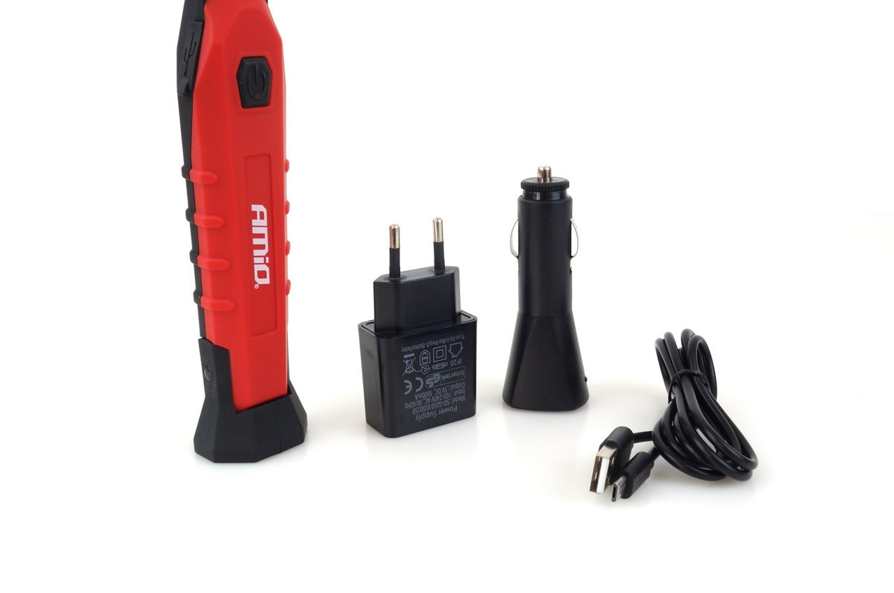 Looplamp Oplaadbaar - thuislader + autolader - 300 lumen