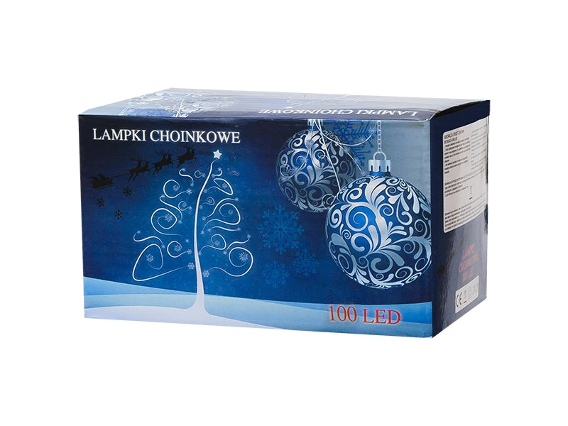 Kerstverlichting Blauw 8 Meter 100 LEDs - 8 Standen