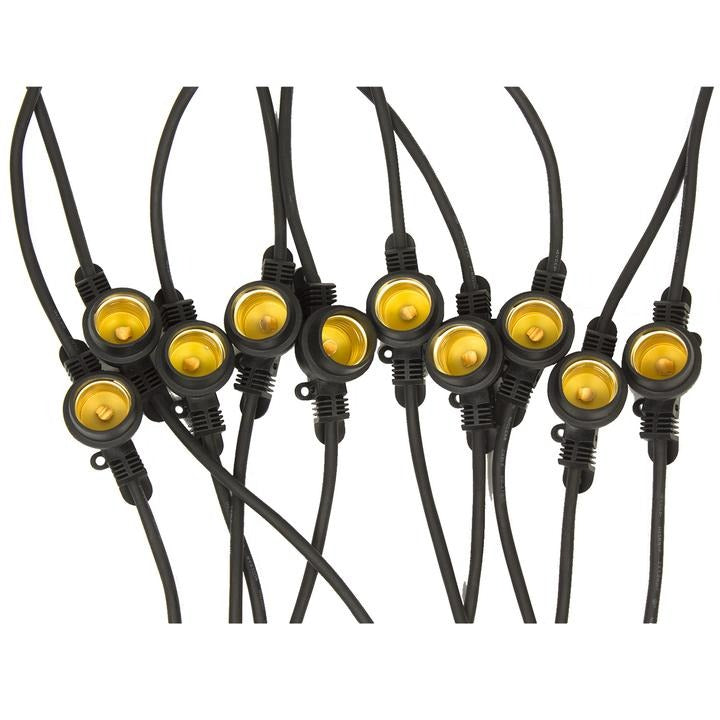 LED string lights - 10 lights - 10 meters of light string - IP44 Waterproof - 220 Volt