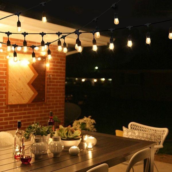 LED string lights - 10 lights - 10 meters of light string - IP44 Waterproof - 220 Volt