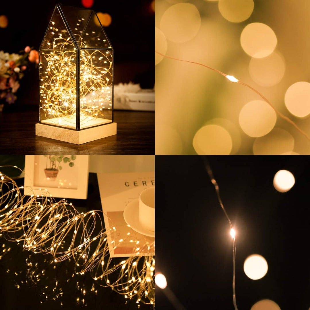 LED lichtsnoer kerst - 20 meter - warm wit - 200 stuks