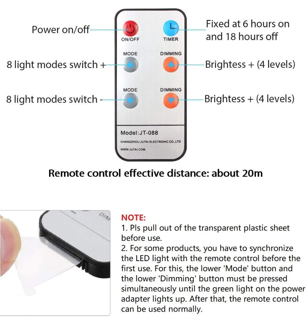LED sterren gordijn kerst - 3 x 3 meter - warm wit - 300 LED