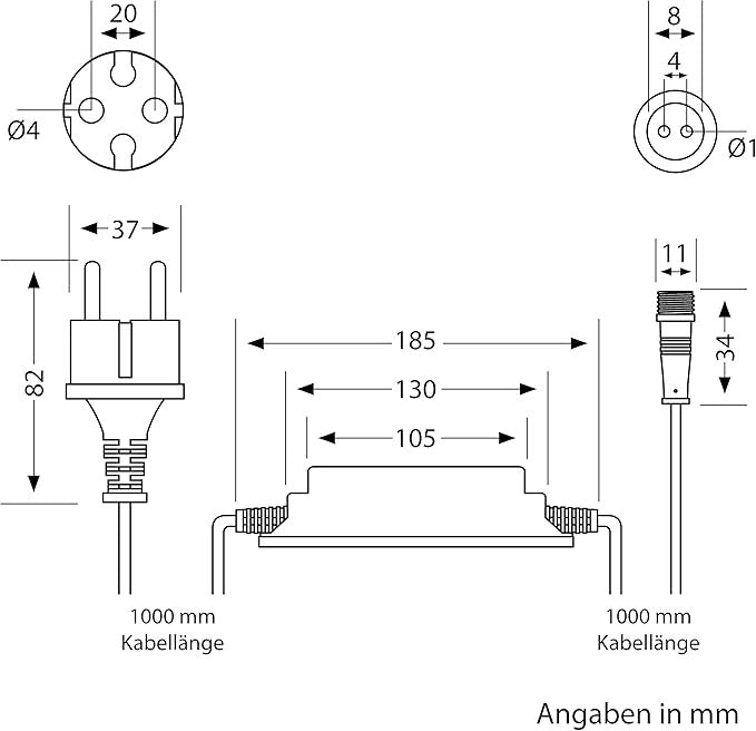 Transformator voor tuinverlichting - 230V naar 12V - 30W - IP67
