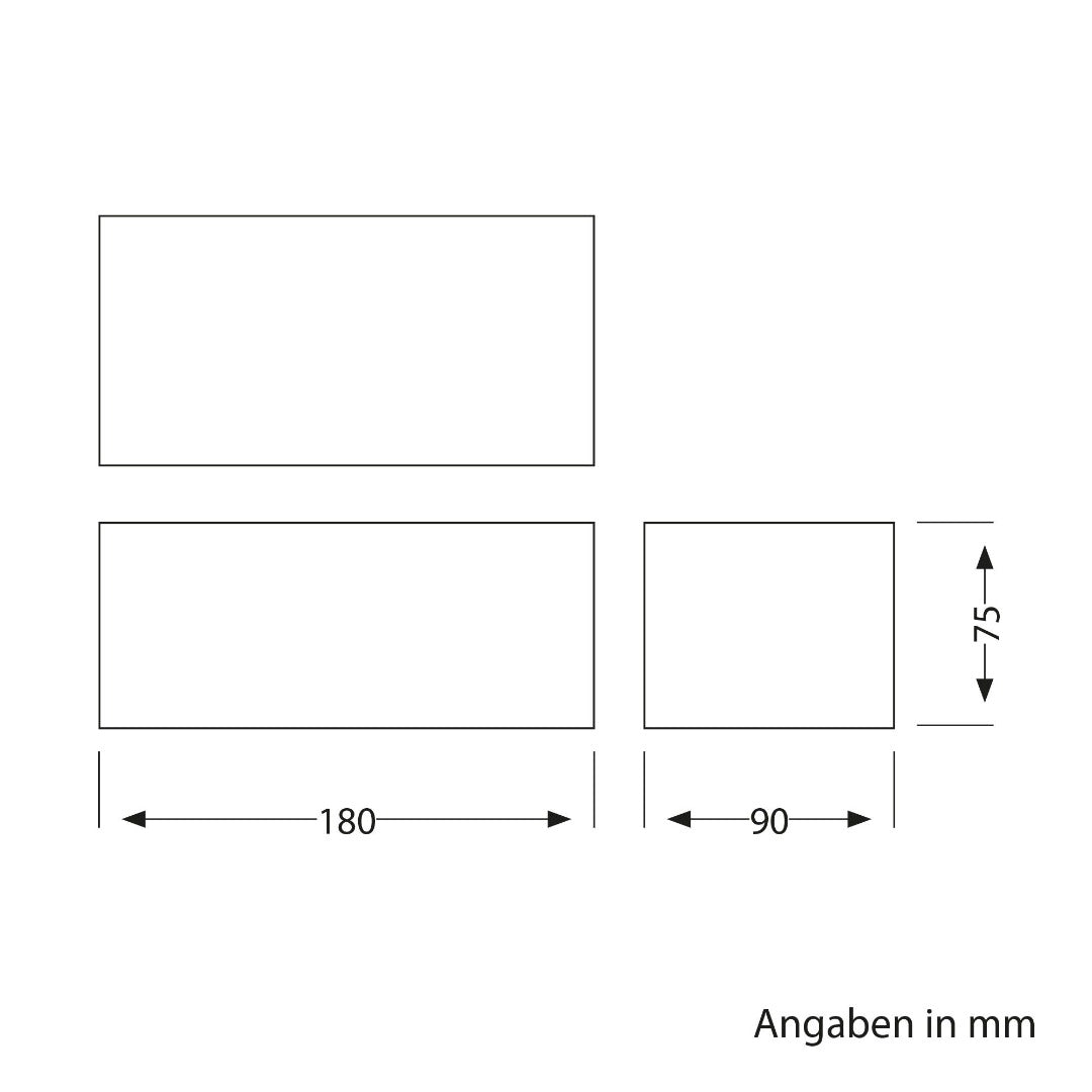 LED wandlamp - Warm wit - 2 stopcontacten
