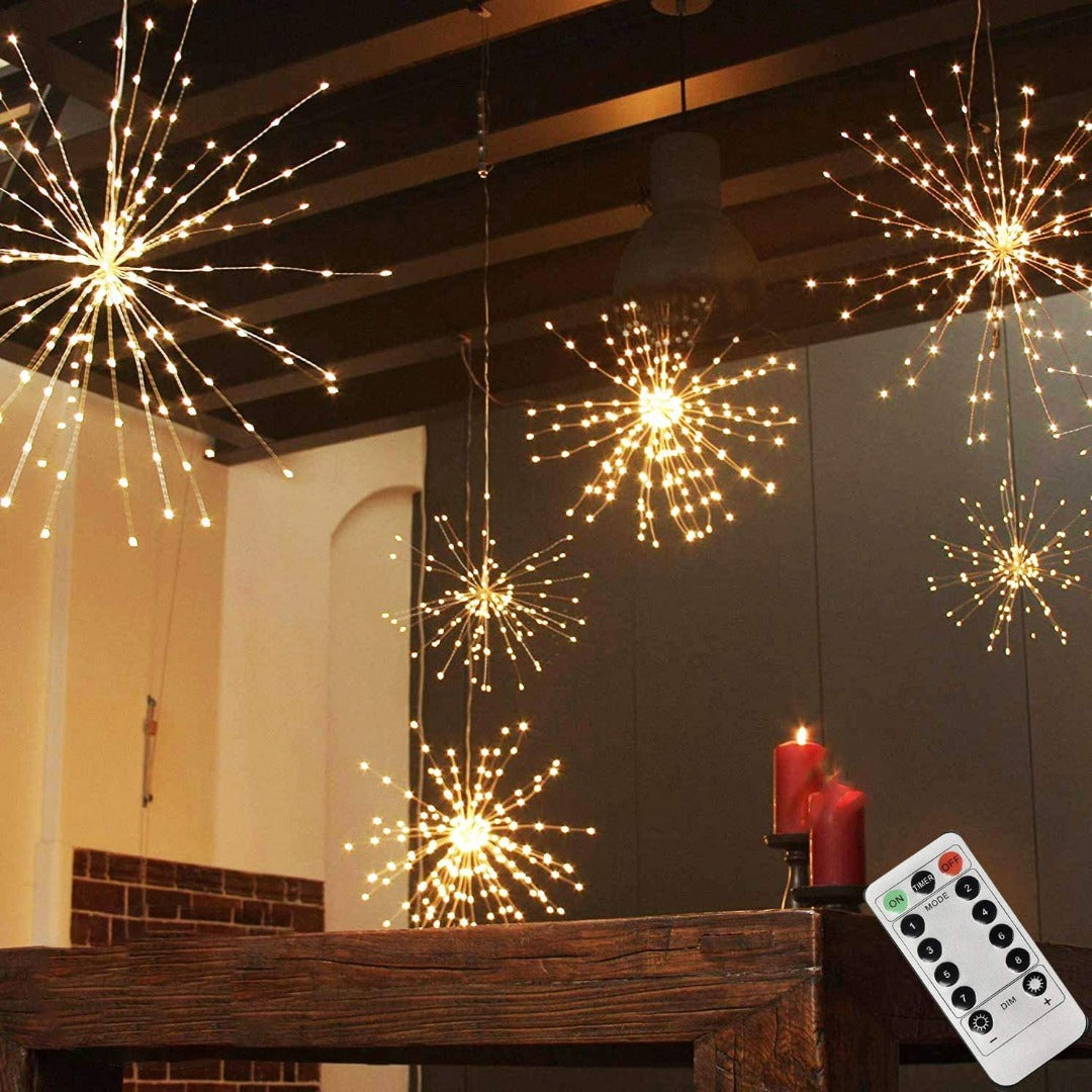 LED hanglamp - Firework effect - IP44 - Met afstandsbediening