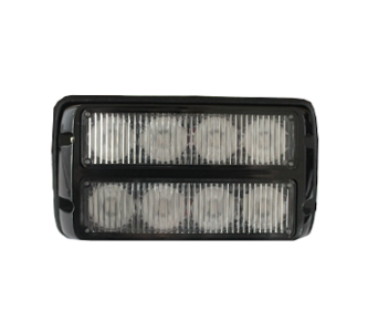Oranje bumper flitser - E keurmerk - R10 - 8 LED