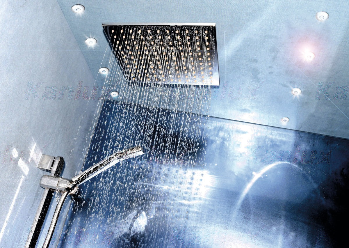 Mini spots LED - Blanc froid - IP68 - 12 V - Lot de 2