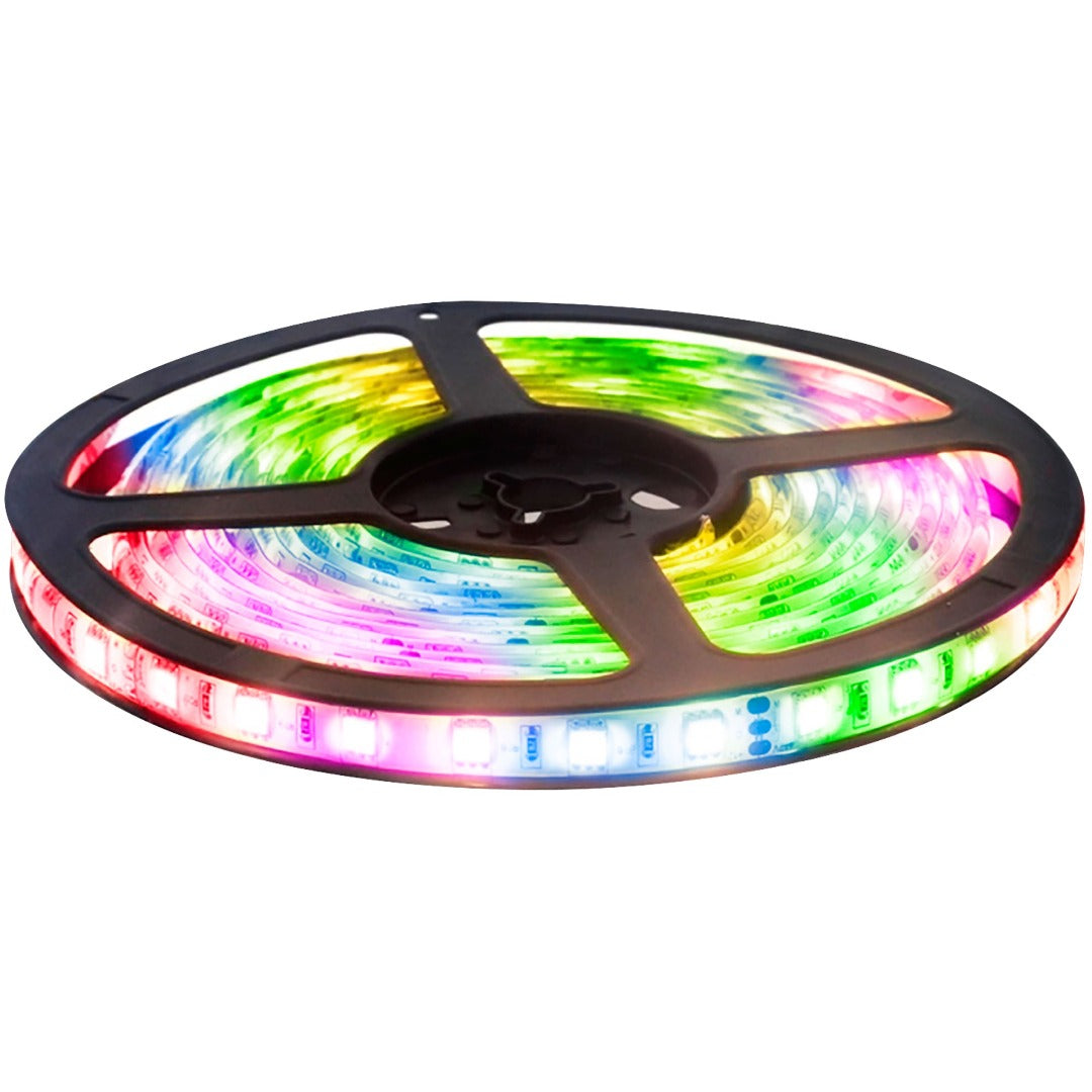 Complete set - 3 meter led strip - RGB - Waterproof