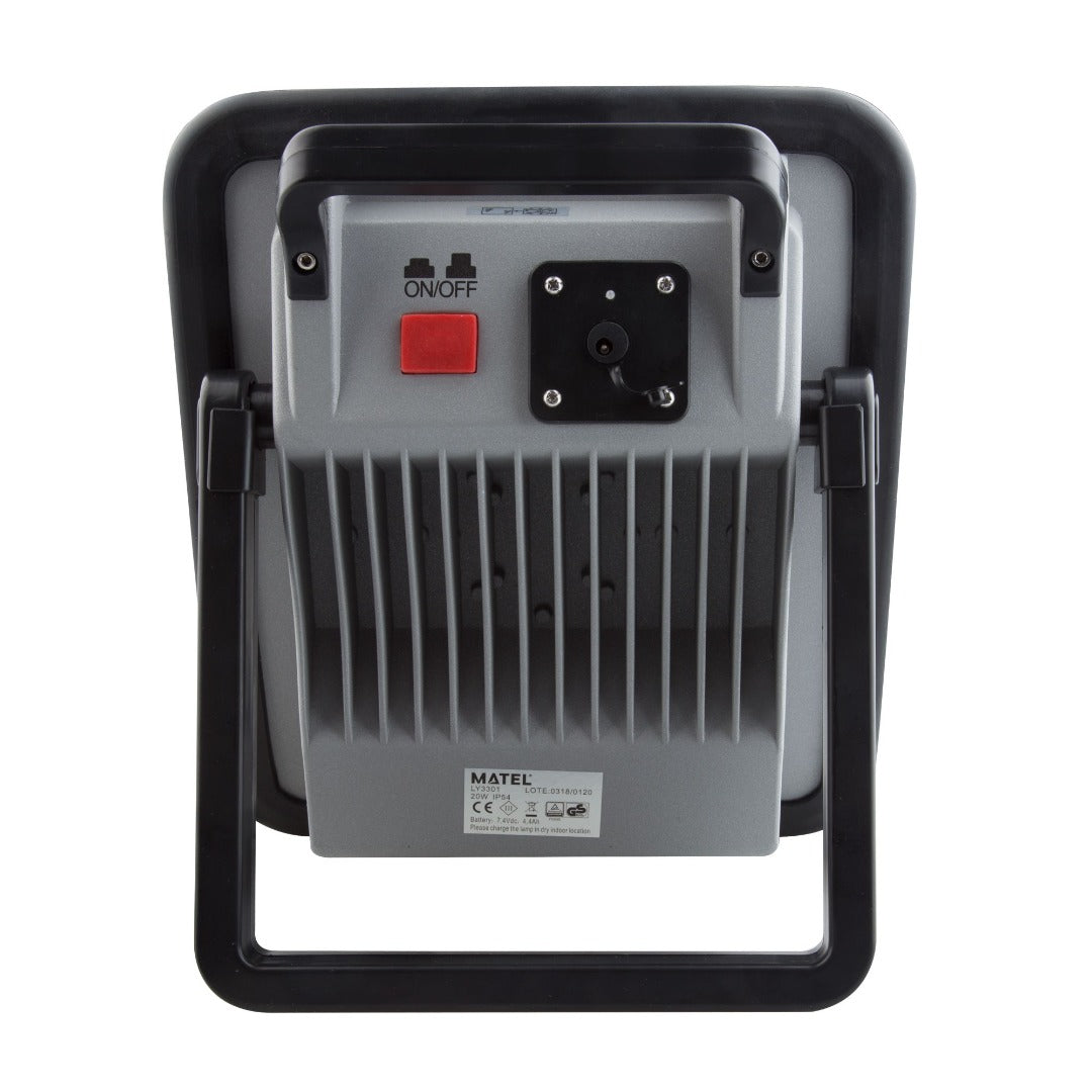 Projecteur LED rechargeable 20 W IP54 6500 K