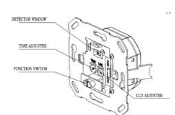 PIR bewegingssensor schakelaar inbouw