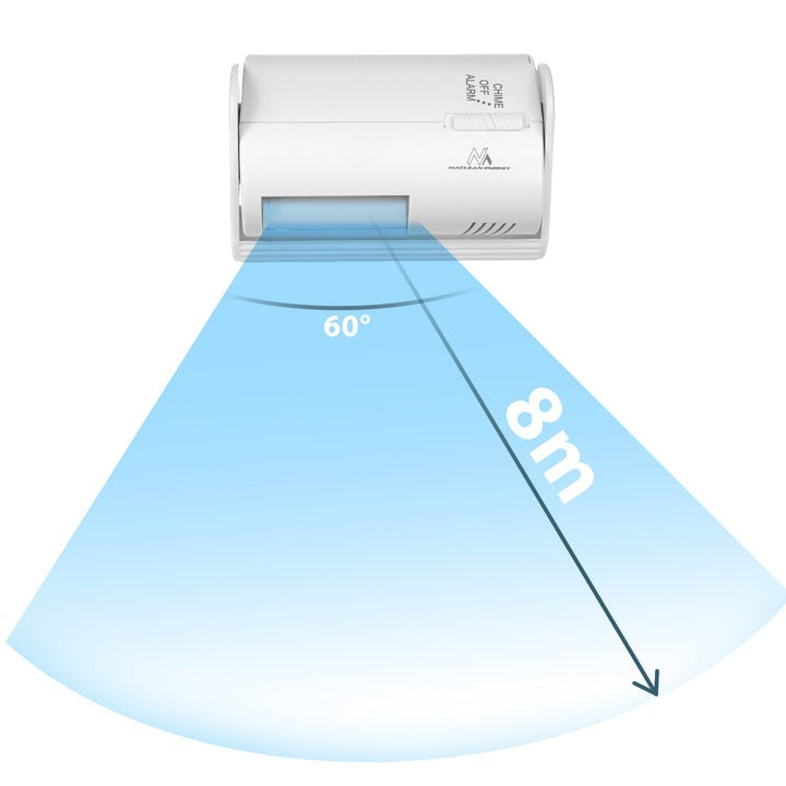 Doorgangsmelder met bewegingssensor - 70db - Op batterijen