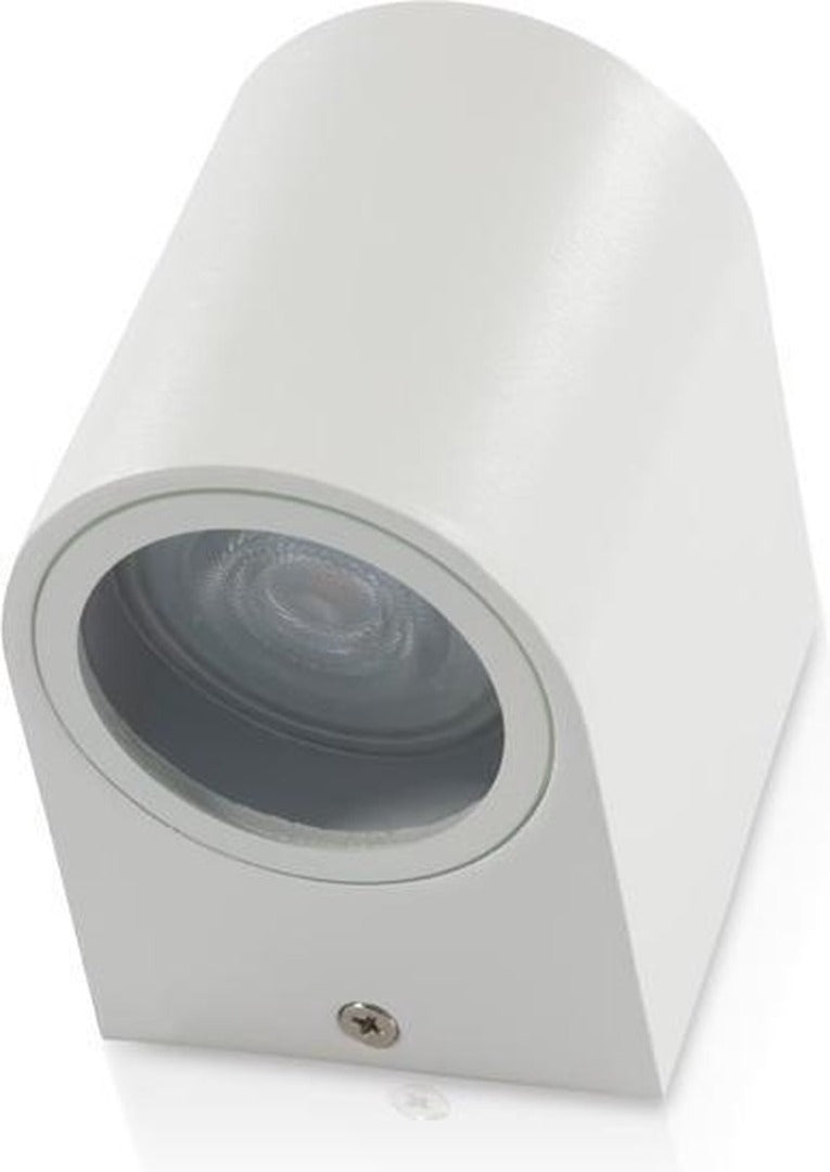 Wandlamp armatuur wit - Rond - GU10 fitting - 35W - IP44