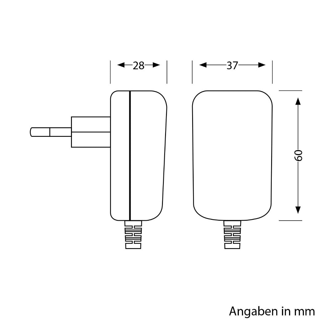 LED Adapter – 24 Volt – 12 Watt – 1,5 meter