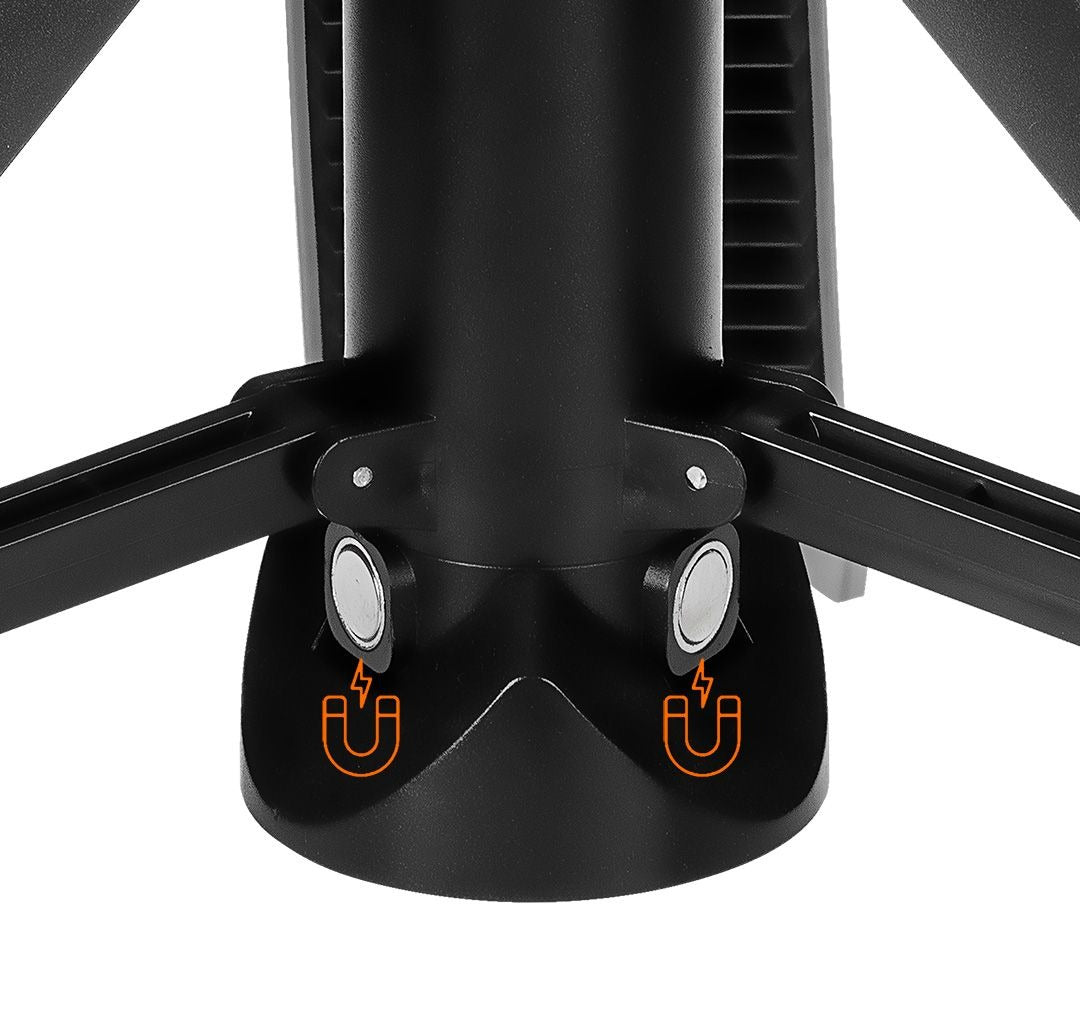 LED schijnwerper op statief - Oplaadbaar - Opvouwbaar