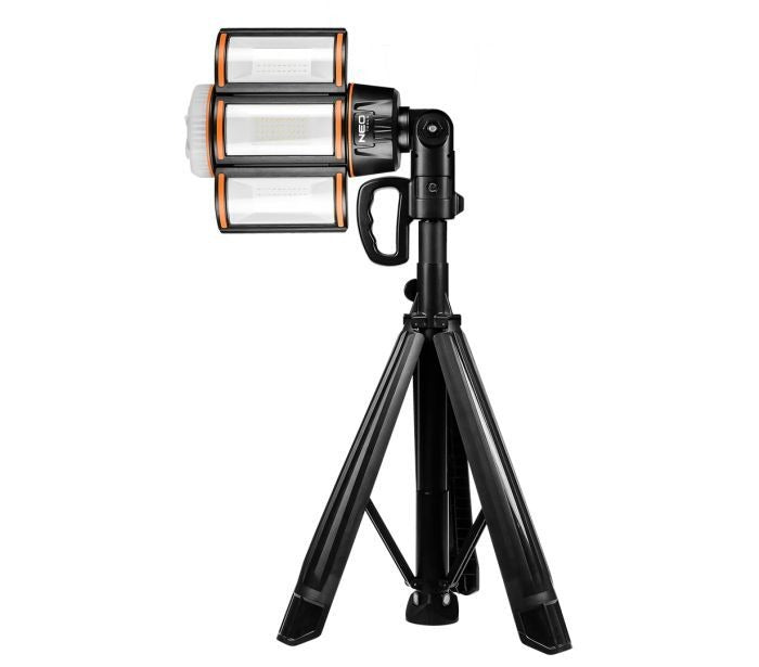 LED schijnwerper op statief - Oplaadbaar - Opvouwbaar