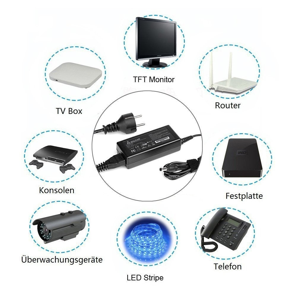 Adapter 12-volt 8 ampÃ©re