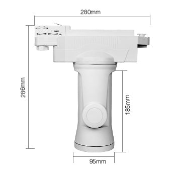 Tracklight Auto Rail - 2-Wire RGB+CW - Wit
