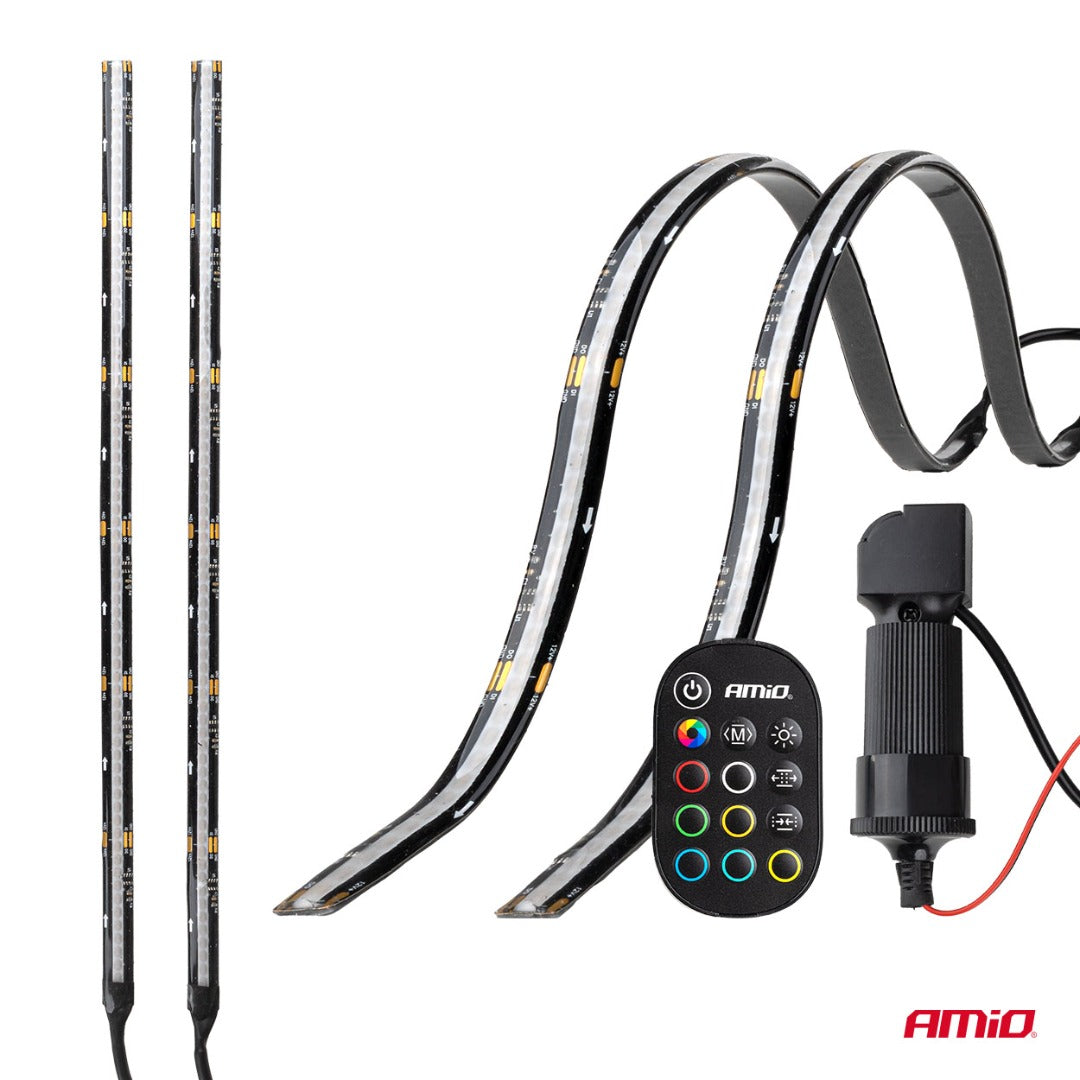 Flexibele RGB LED-strips - 12V - Auto intereur verlichting