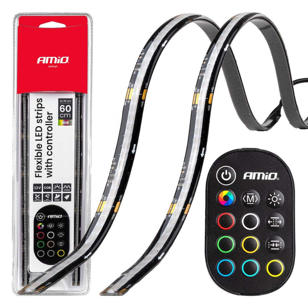 Flexibele RGB LED-strips - 12V - Auto intereur verlichting – ABC-Led