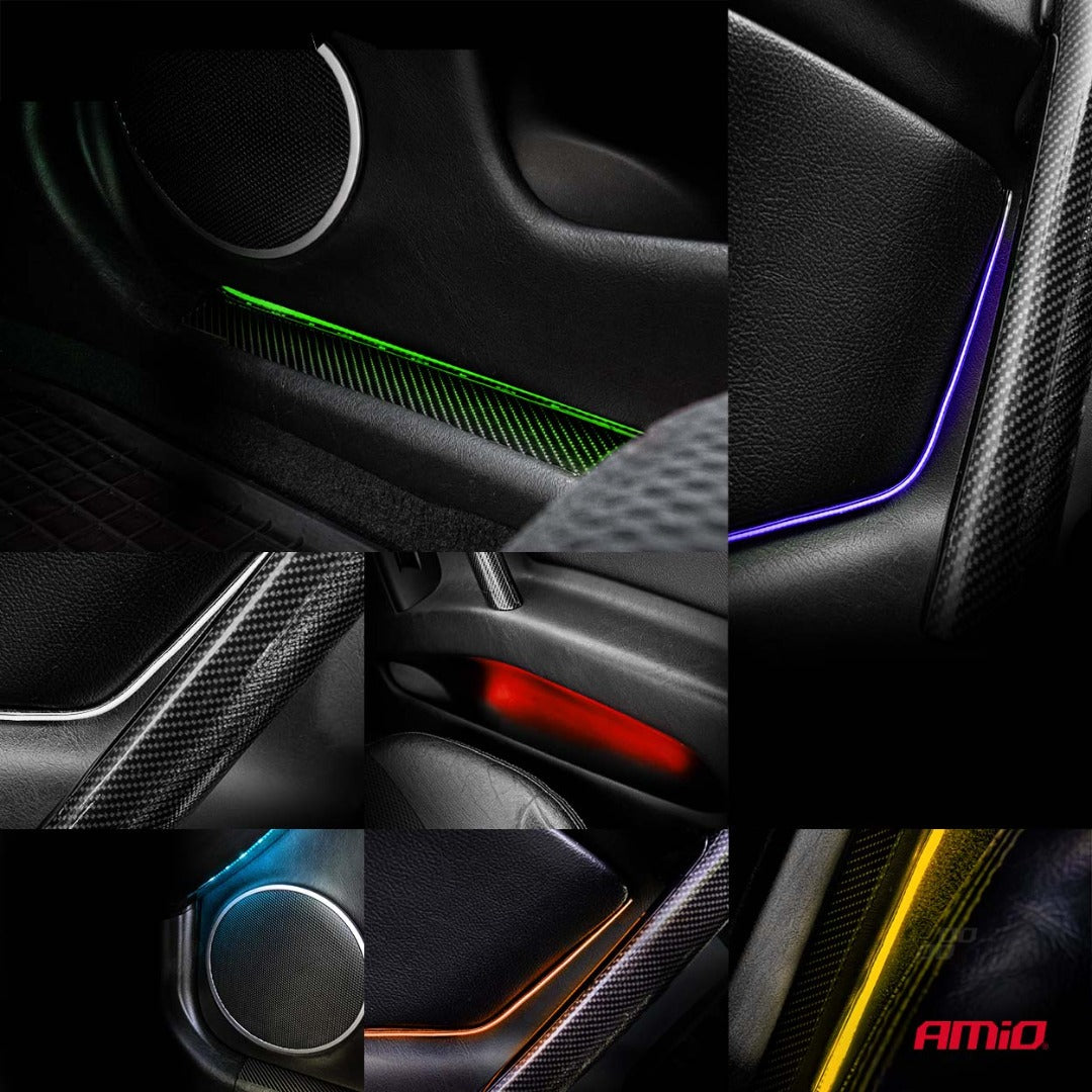 Flexibele RGB LED-strips - 12V - Auto intereur verlichting