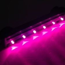 Aquarium LED licht met luchtgordijn PAARS 16cm