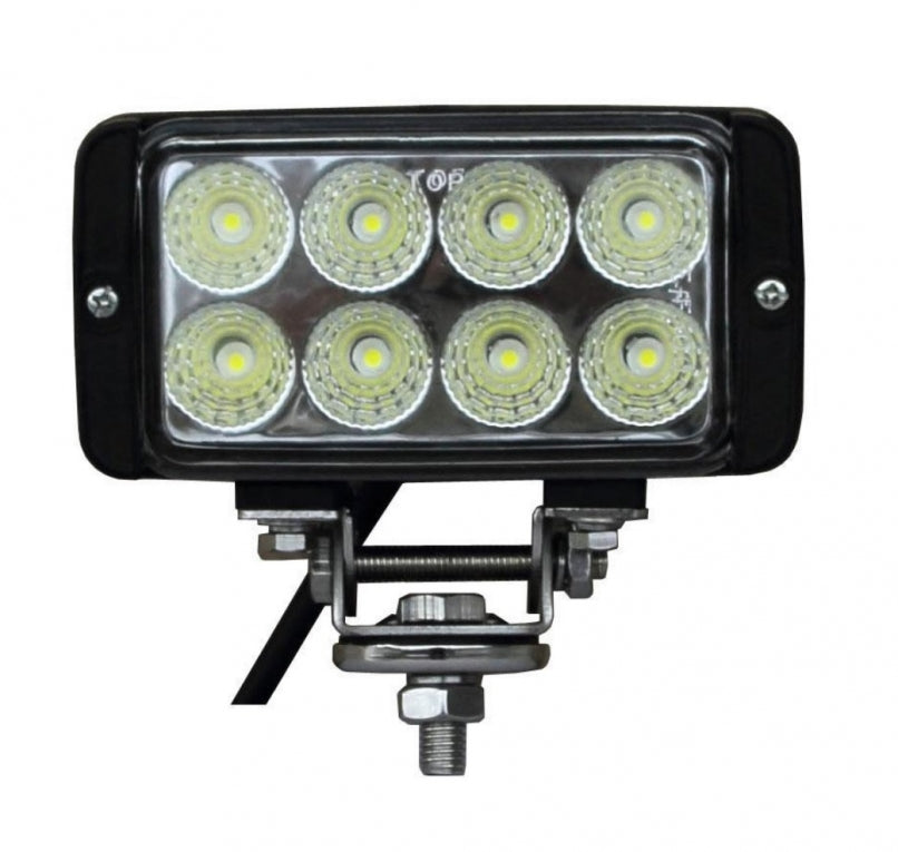 LED SPOT - 8 x 3 watt - front light - WIT - OFF-ROAD - Rectangle