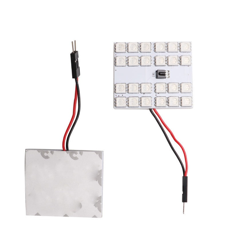 RGB tuning LEDs - 24SMD - Met afstandsbediening - 12V - 2 stuks