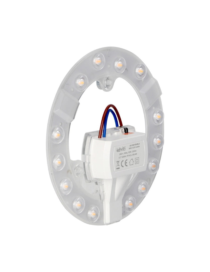 LED Module Inbouw Magnetisch Ring - 220V - 12W - 4000K - 137mm – ABC-Led