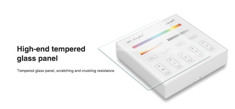 4-Zone RGB+CCT Smart Panel Remote Controller - B4 Mi-light 2.0