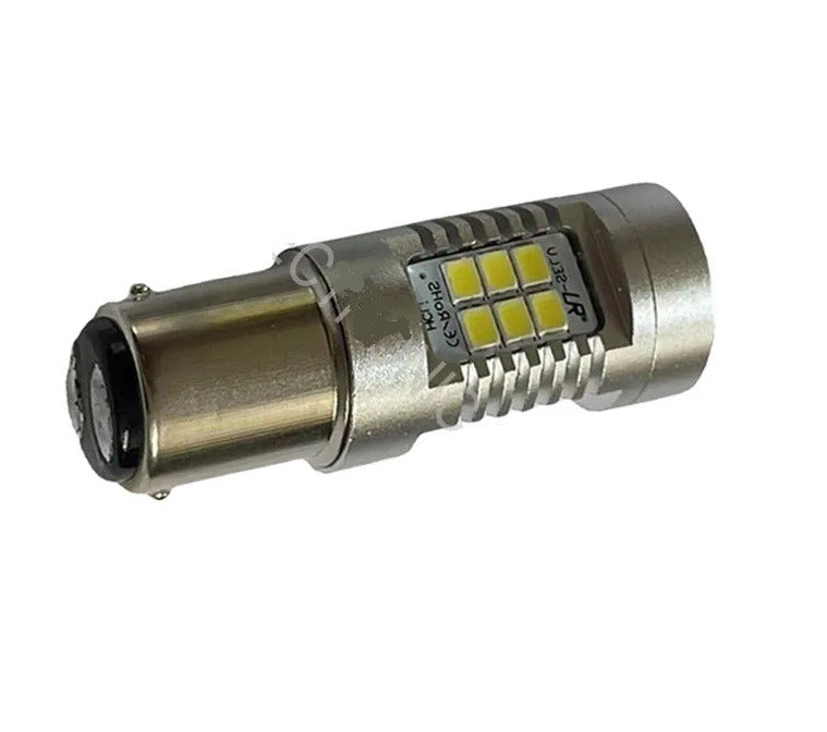 21 SMD - BA15D LED - DC Marine - Warm wit - 12 en 24 Volt