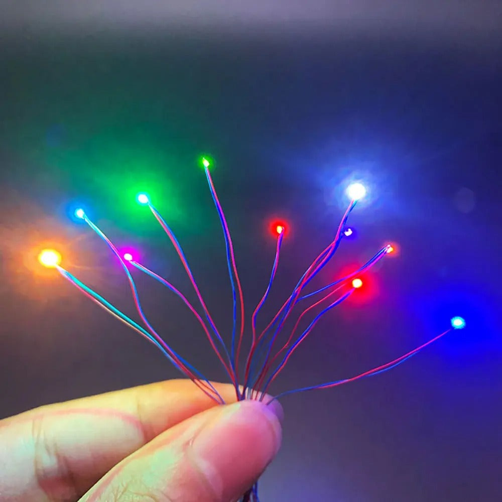 Micro LED vertes - 50 pièces