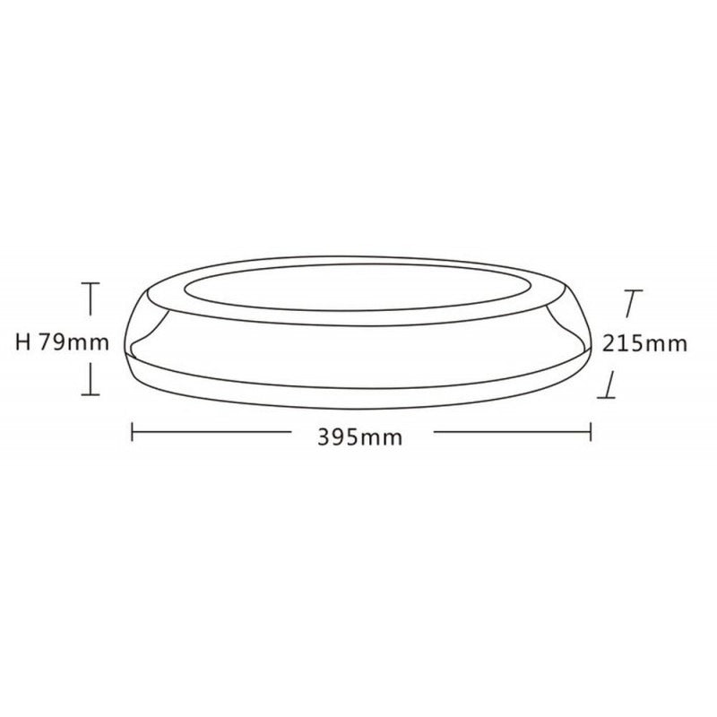 Zwaailamp - 40cm ovaal - R10 / R65 Certificering - Oranje - Magnetisch - 12V/24V