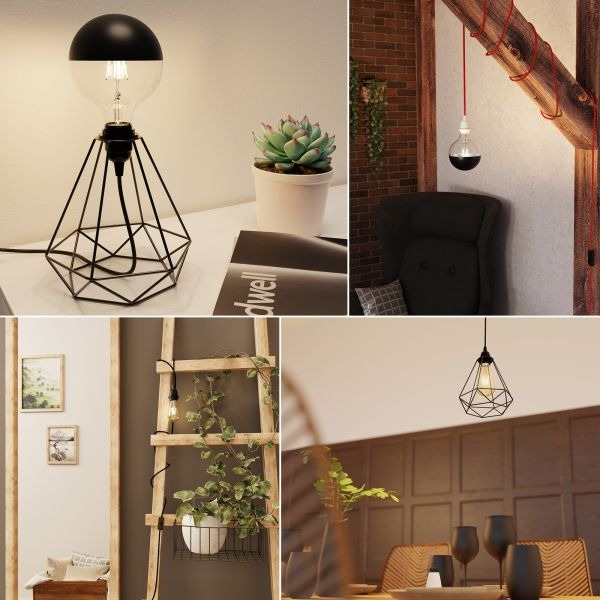 Suspension E27 - 3 mètres - Avec interrupteur - Cordon