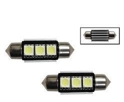 Dome - 3 LED - 5050 - 36 mm - Canbus - C5W - 2 stuks