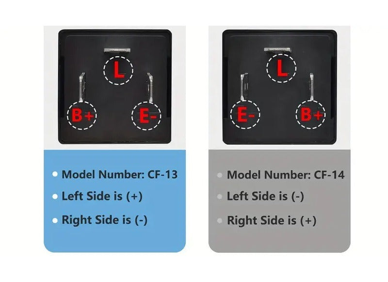 Knipperlicht relais CF13 - 3 pin 12V - 0.02A - 20A