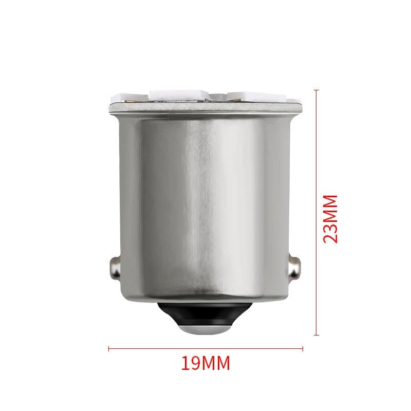 ORANJE - BA15S - LED - 9 SMD - 1156 - 12V