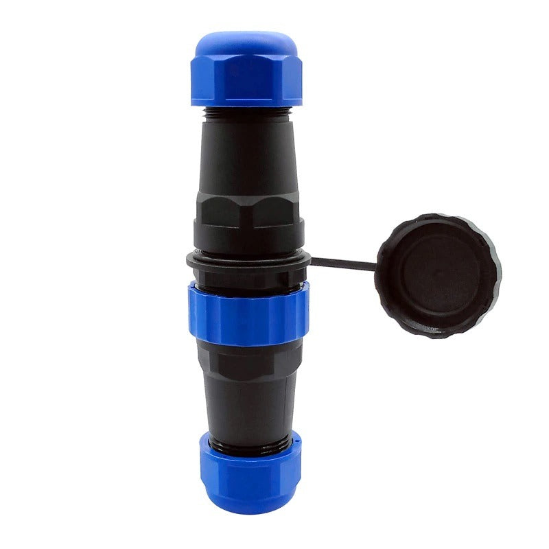 Connecteur mâle + femelle - Câble étanche - 5 fils - IP68